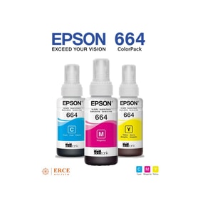 Epson 664 EcoTank L3060 C-M-Y Kartuş Dolum Seti