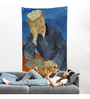Vincent van Gogh - Doktor Paul Gachet Duvar Örtüsü-7467