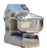 Dirmak PET 300-32 CR Çatallı Tip Hamur Yoğurma Makinası 300 Lt Kazan 150 Kg Un Kapasiteli Krom Gövdeli İki Devirli 380v/3p/50hz