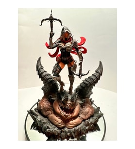 Warcraft Demon Hunter Girl Figür WOW Demon Hunter Figür Büyük Boy 25CM