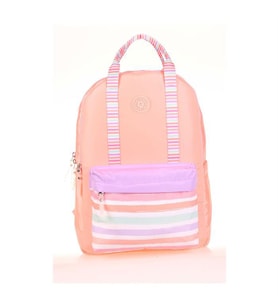 Kaukko Double Stripe Sırt Çantası Salmon K1766