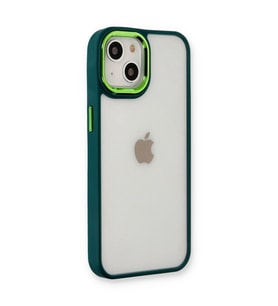 Apple İphone 14 Plus Kılıf Dora Kapak - Haki Yeşil