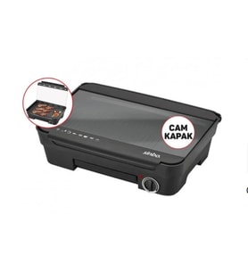 Sinbo Elektrikli Izgara Cam Kapaklı