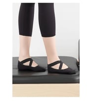 3'lü Pilates Ve Yoga Çorap Burun Dikişsiz Yıkanmış (Siyah)