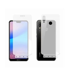 Huawei P40 Lite 5G İle Uyumlu Ön-Arka Darbe Emici HD Ekran Koruyucu Kaplama