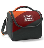 Coral High İlkokul Erkek Çocuk Okul Beslenme Çantası, Turuncu Bordo Gri Renkli, Termoslu (Isı Yalıtımlı) (Çok Renkli)