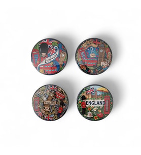 İngiltere Magnet Set 2 - 4'lü Buzdolabı Magnet England