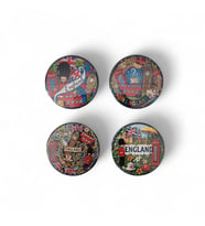 İngiltere Magnet Set 2 - 4'lü Buzdolabı Magnet England