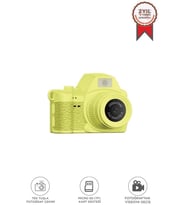 Torima Dijital Fotoğraf Makineleri Video Mini Kamera 2K Video 128GB Destekli CMR42 Sarı