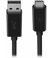 Belkin Usb 3.1 Usb-C - Usb-A Kablosu, 0,9 M (Usb-If Sertifikalı, 10 Gbps, Ultra Hd 4K), Siyah