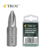TROY 22201 Bits Uç Seti (PH1x25mm, 24 Adet) (Karışık)
