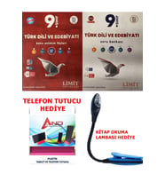 Limit Yayınları 2024-2025 9 Sınıf Türk Dili Ve Edebiyatı Yeni Maarif Modeli GÜNCEL Videolu Konu + Soru Bankası Seti (Çok Renkli)