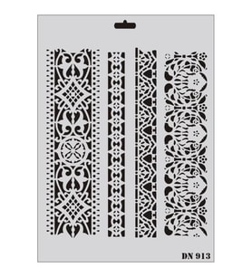Dantel Seri Dn-913 Stencil 35X25 Cm