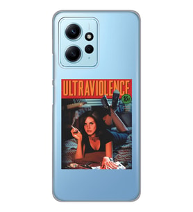 Redmi Note 12 4G Uyumlu Lana Del Rey Ultraviolence Desenli Şeffaf Telefon Kılıfı