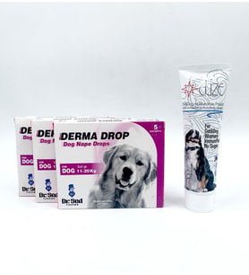 11-20kg Köpekler İçin Deri Bakım Damlası 3 kutu + Multivitamin (Şeffaf)
