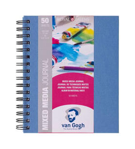 Van Gogh Mixed Media Journal Sert Kapak Spiralli A5 160 gr 50 yp 