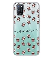 Oppo Nutellla Tasarımlı Şeffaf Telefon Kılıfı