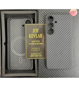 Joykevlar Samsung S25 Gerçek Kevlar Carbon Premium Telefon Kılıfı