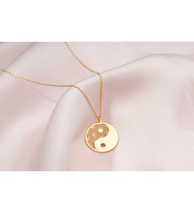 YinYang Kolye, Meditasyon Kolye, Bayan Kolye, Spiritüel Kolye