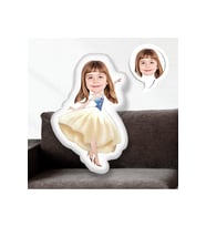 Kişiye Özel Fotoğraflı Prenses Yastık 30 cm