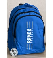 Okul Çantası Büyük Boy Seyahat Çantası Sırt Su Itici Spor Çantası 45x30x15cm 24LT (Mavi)