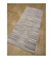 HALIMARKA HALIMARKA K-TKY TK002M GRİ MAVİ MODERN HALI YOLLUK 97X200 CM