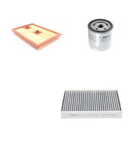 Bosch Filtre Bakım Seti Seat İbiza 1.2 TSI Benzin 2009+ Hava + Yağ F. + Polen Filtre Bosch