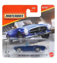 Matchbox 1963 Mercedes-Benz 230 SL - Mavi (1/64) JHP10
