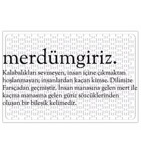 Merdümgiriz Kelime Puzzle 240 Parça Yapboz