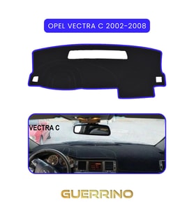OPEL Vectra C 2002-2008 TORPİDO KORUMA HALISI MAVİ KENAR