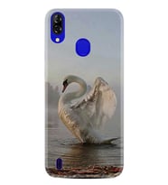 Reeder P13 Blue Kılıf Desenli Silikon Swan