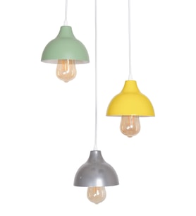 Modern Çoklu Sarkıt Avize, Salon ve Çocuk Odası İçin Gri, Sarı, Yeşil