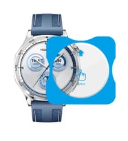 Huawei Watch GT5 46mm Ekran Koruyucu Tam Uyumlu, Kolay Takılan Temperli Cam (Renksiz)
