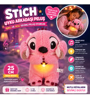 Stich Uyku Arkadaşı Peluş 25 cm Işıklı ve Sesli Sevimli Peluş Oyuncak