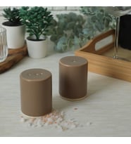 Keramika Mat Toprak Taupe Stackable Tuzluk / Biberlik 6 Cm