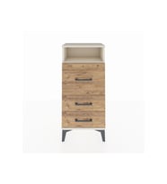 Arges Komodin Tek Raflı 3 Çekmeceli 44x30x96 Aytaşı-Çam