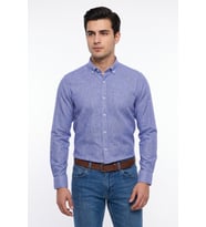 Erkek Slim Fitt Uzun Kol % 100 Pamuk Gömlek BGL-ST05627