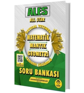 Tasarı Yayınları ALES All Star Sayısal Yetenek Matematik Mantık Geometri Soru Bankası