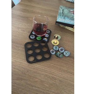 Bardak Altlığı 1 Adet Şişe Kapağı Eklenen Soda Gazoz Bira  Kapağı Sonradan Eklemeli (Renksiz)