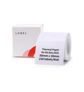 Niimbot T50x30mm 230 adet Beyaz Etiket (B1,B21S,B3S)