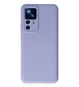 Mi 12T Pro Kılıf Nano içi Kadife Silikon - Lila