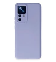 Mi 12T Pro Kılıf Nano içi Kadife Silikon - Lila