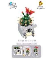 Panlos Mini Potted Plant Serisi Koala Figürü 297 Parça Oyuncak Yapım Seti -FFP655014