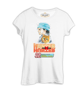 Hunter X Hunter - Goes on İndefinite Beyaz Kadın Tshirt