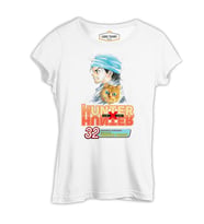 Hunter X Hunter - Goes on İndefinite Beyaz Kadın Tshirt