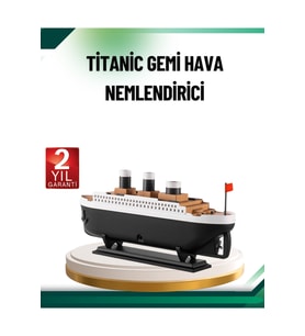 Buhar Efektli Titanik Gemi Oda Kokusu Difüzör LED Işıklı Nemlendirici