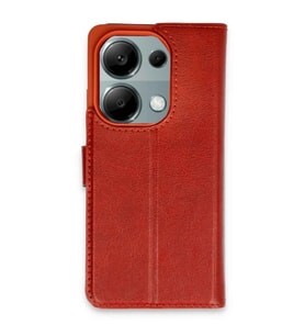 Xiaomi Redmi Note 13 Pro 4G Kılıf Trend S Plus Kapaklı Kılıf - Kırmızı
