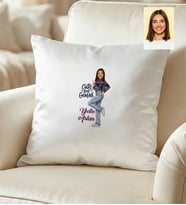 Kişiye Özel Karikatürlü Cute But Gemini İkizler Burcu Yastık Doğum Günü Hediyesi