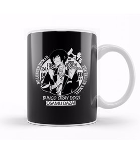 Osamu Dazai Bungo Stray Dogs Kupa Bardak Porselen