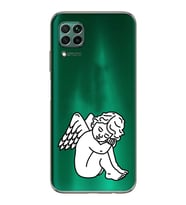Huawei P40 Lite Uyumlu Baskılı Yumuşak Silikon Şeffaf Telefon Kılıfı